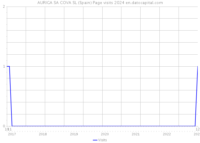 AURIGA SA COVA SL (Spain) Page visits 2024 