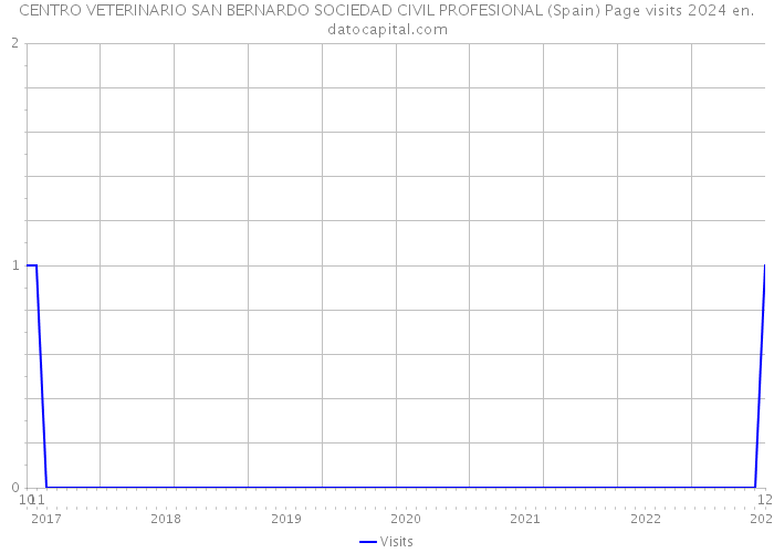 CENTRO VETERINARIO SAN BERNARDO SOCIEDAD CIVIL PROFESIONAL (Spain) Page visits 2024 