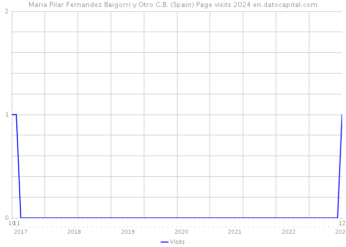 Maria Pilar Fernandez Baigorri y Otro C.B. (Spain) Page visits 2024 