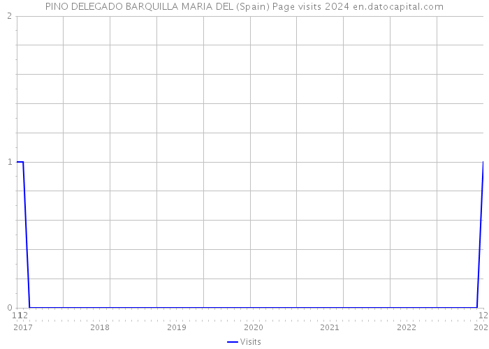 PINO DELEGADO BARQUILLA MARIA DEL (Spain) Page visits 2024 