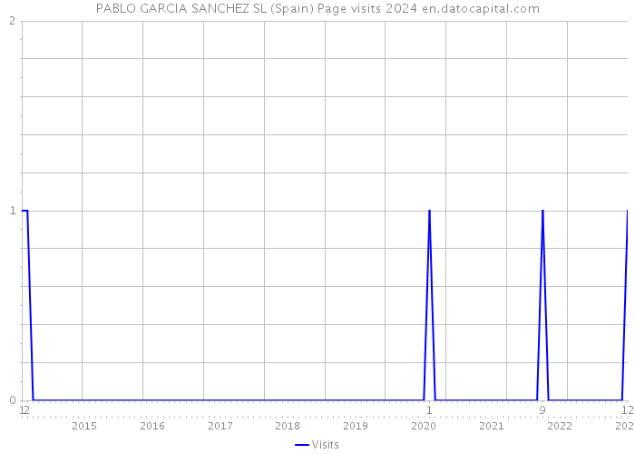 PABLO GARCIA SANCHEZ SL (Spain) Page visits 2024 