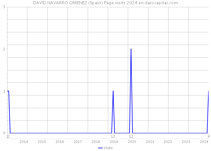 DAVID NAVARRO GIMENEZ (Spain) Page visits 2024 