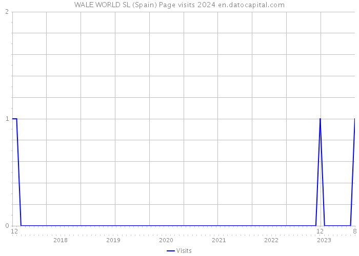 WALE WORLD SL (Spain) Page visits 2024 