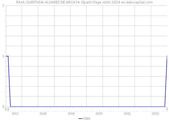RAUL QUINTANA ALVAREZ DE ARCAYA (Spain) Page visits 2024 