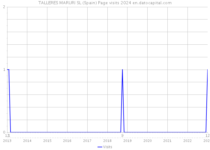 TALLERES MARURI SL (Spain) Page visits 2024 