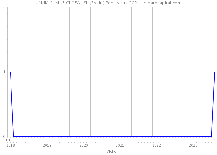 UNUM SUMUS GLOBAL SL (Spain) Page visits 2024 