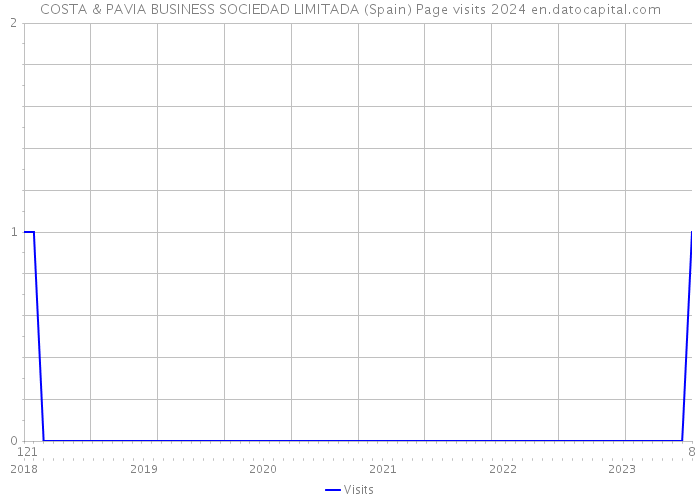 COSTA & PAVIA BUSINESS SOCIEDAD LIMITADA (Spain) Page visits 2024 