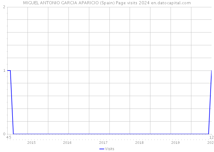 MIGUEL ANTONIO GARCIA APARICIO (Spain) Page visits 2024 