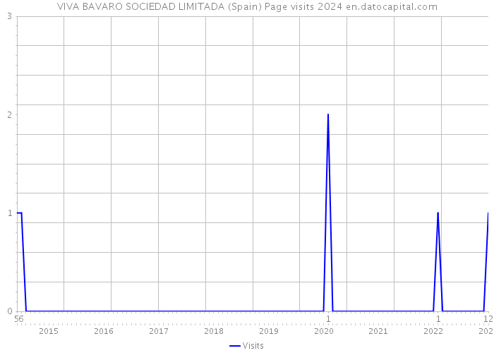 VIVA BAVARO SOCIEDAD LIMITADA (Spain) Page visits 2024 
