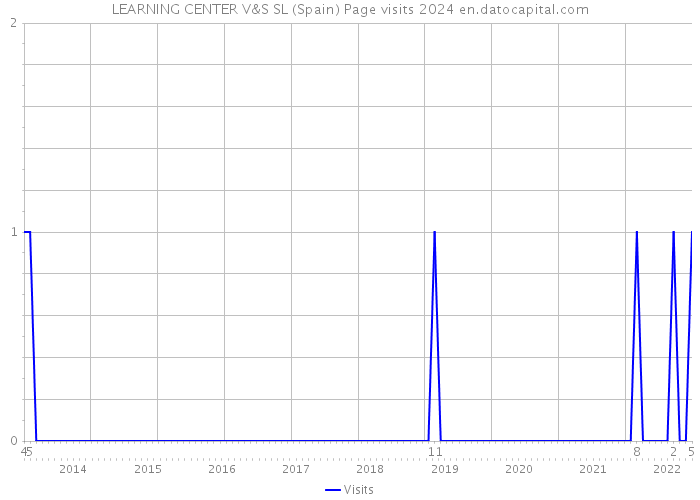 LEARNING CENTER V&S SL (Spain) Page visits 2024 