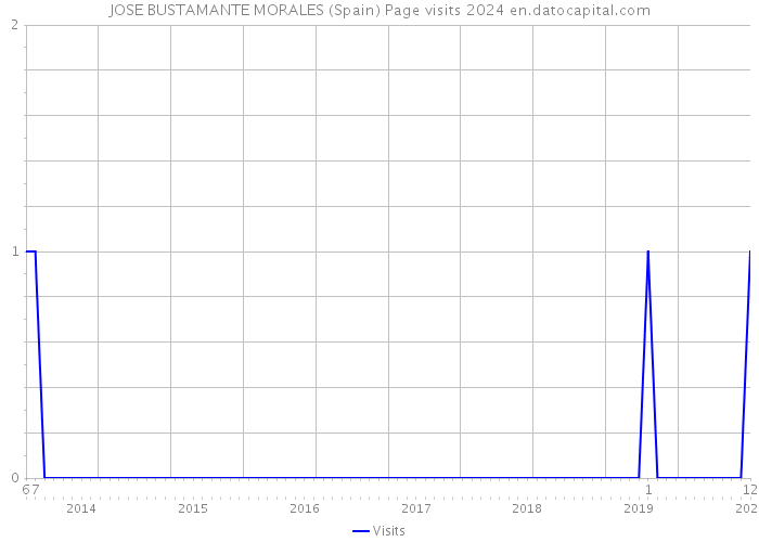 JOSE BUSTAMANTE MORALES (Spain) Page visits 2024 