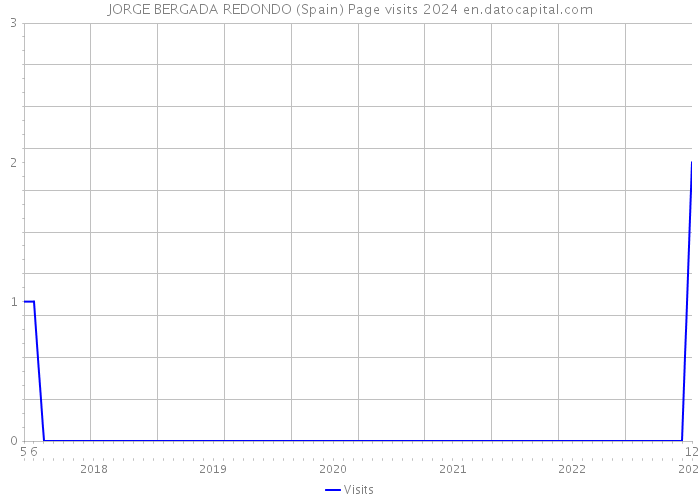 JORGE BERGADA REDONDO (Spain) Page visits 2024 