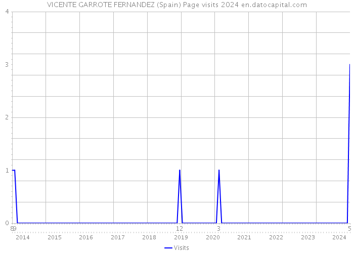VICENTE GARROTE FERNANDEZ (Spain) Page visits 2024 