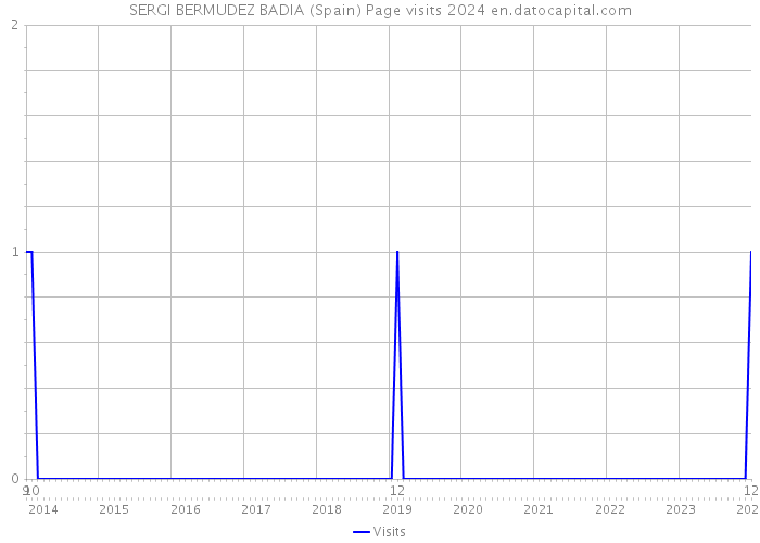 SERGI BERMUDEZ BADIA (Spain) Page visits 2024 