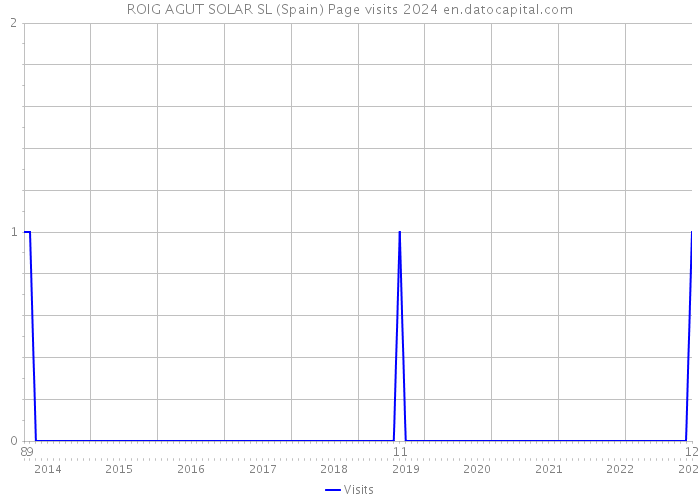 ROIG AGUT SOLAR SL (Spain) Page visits 2024 