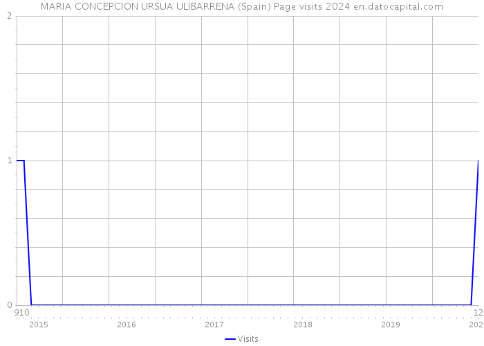 MARIA CONCEPCION URSUA ULIBARRENA (Spain) Page visits 2024 