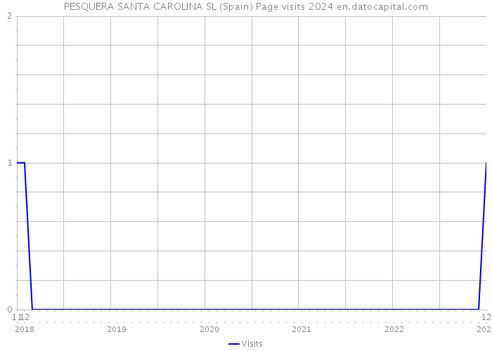 PESQUERA SANTA CAROLINA SL (Spain) Page visits 2024 