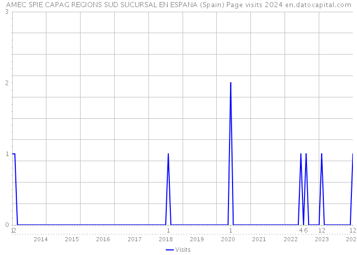 AMEC SPIE CAPAG REGIONS SUD SUCURSAL EN ESPANA (Spain) Page visits 2024 