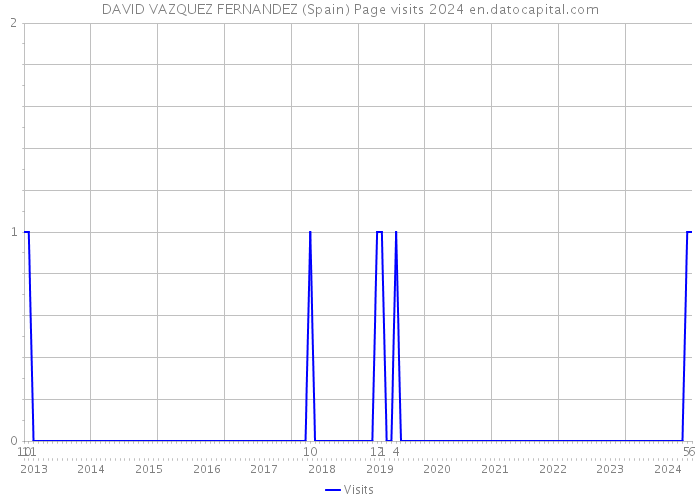 DAVID VAZQUEZ FERNANDEZ (Spain) Page visits 2024 