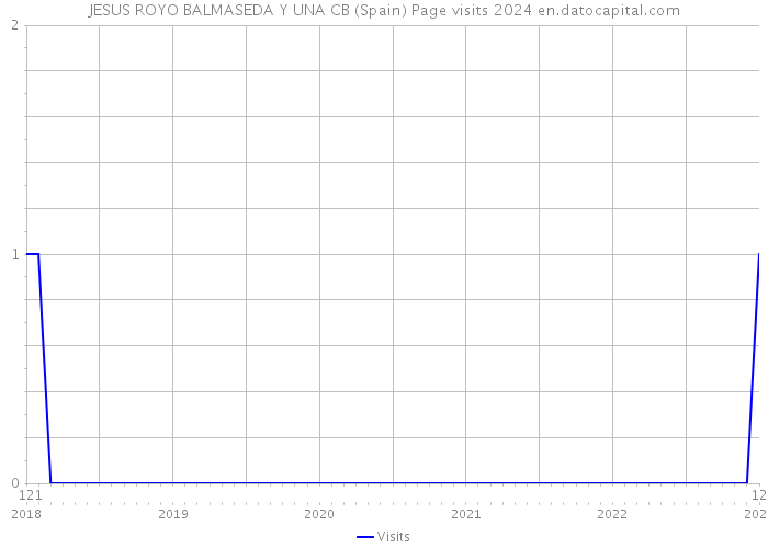 JESUS ROYO BALMASEDA Y UNA CB (Spain) Page visits 2024 