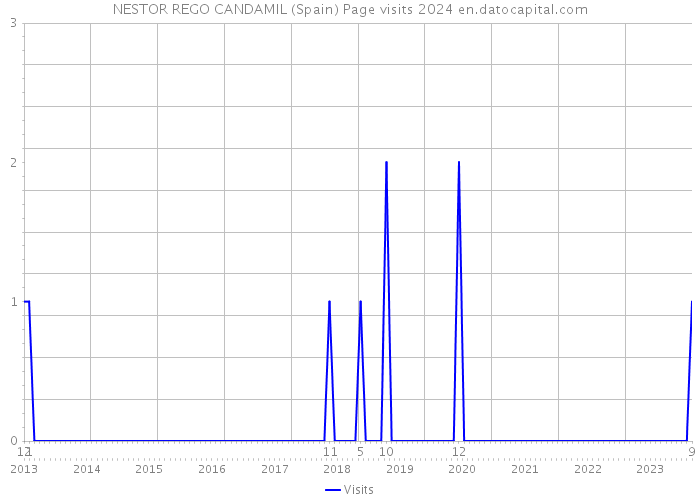 NESTOR REGO CANDAMIL (Spain) Page visits 2024 