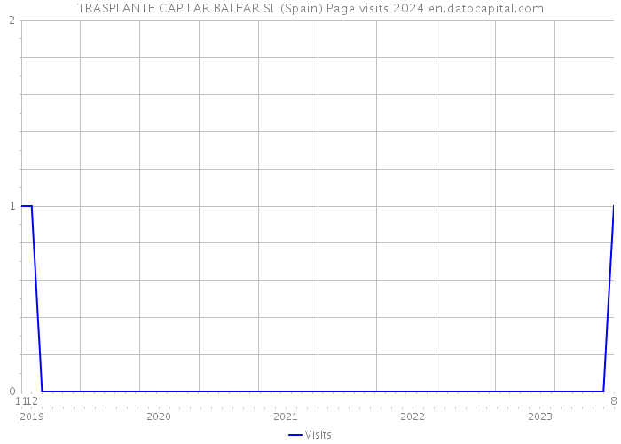 TRASPLANTE CAPILAR BALEAR SL (Spain) Page visits 2024 