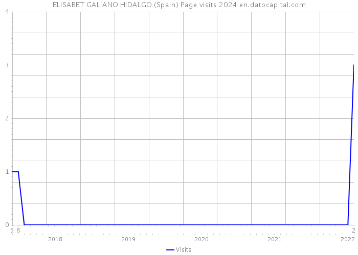 ELISABET GALIANO HIDALGO (Spain) Page visits 2024 