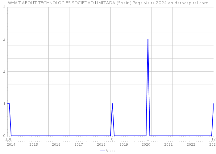 WHAT ABOUT TECHNOLOGIES SOCIEDAD LIMITADA (Spain) Page visits 2024 