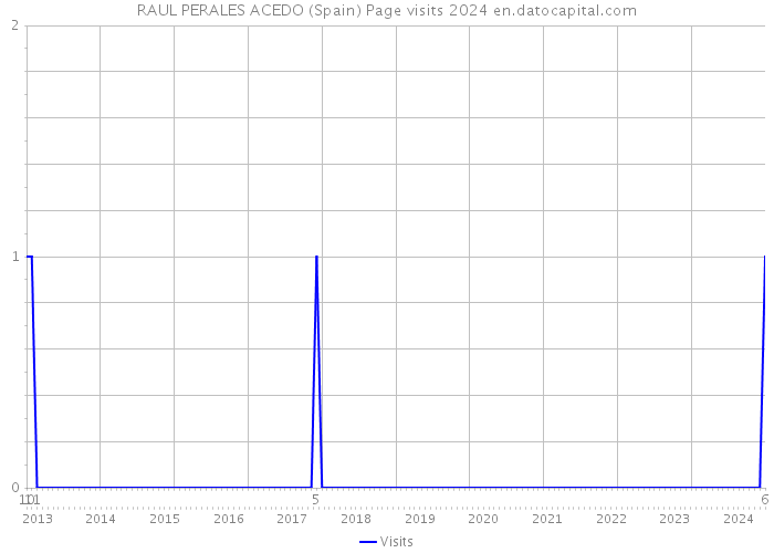 RAUL PERALES ACEDO (Spain) Page visits 2024 