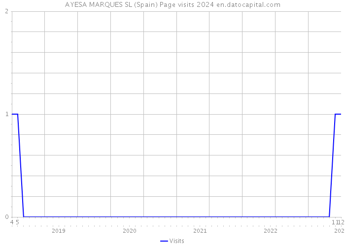 AYESA MARQUES SL (Spain) Page visits 2024 