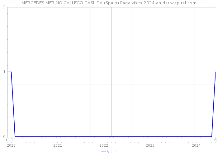 MERCEDES MERINO GALLEGO CASILDA (Spain) Page visits 2024 