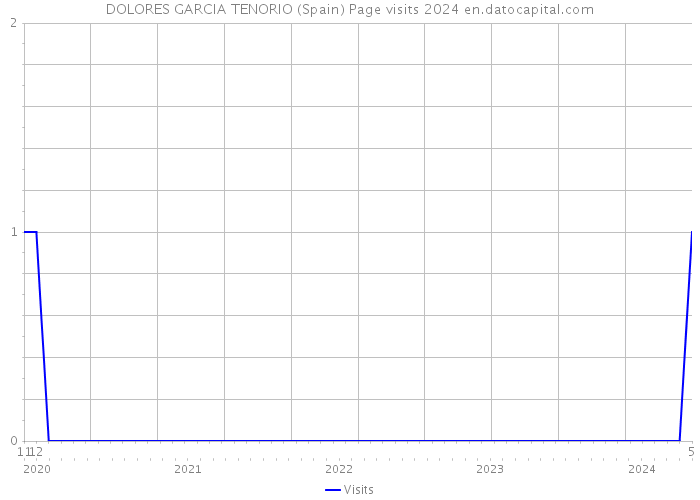 DOLORES GARCIA TENORIO (Spain) Page visits 2024 