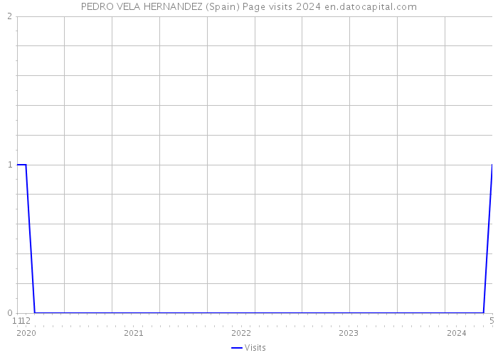 PEDRO VELA HERNANDEZ (Spain) Page visits 2024 