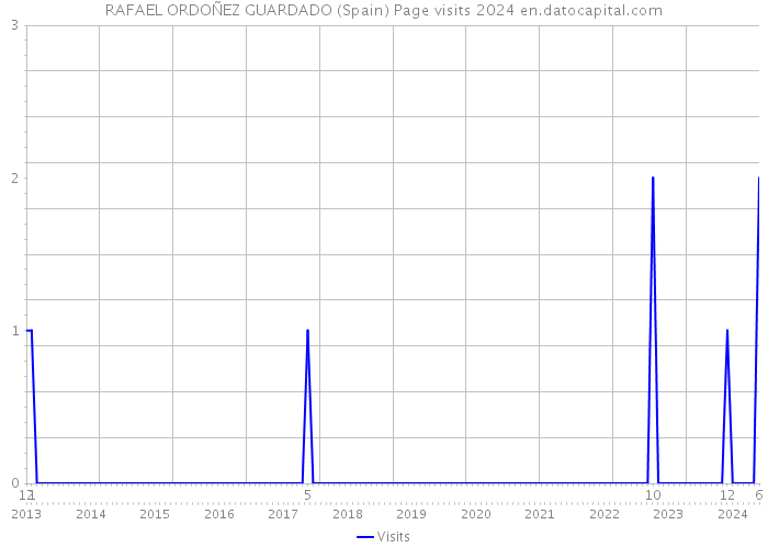 RAFAEL ORDOÑEZ GUARDADO (Spain) Page visits 2024 