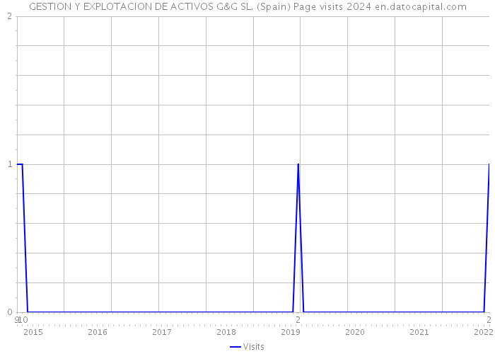 GESTION Y EXPLOTACION DE ACTIVOS G&G SL. (Spain) Page visits 2024 