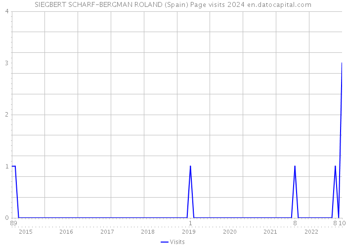 SIEGBERT SCHARF-BERGMAN ROLAND (Spain) Page visits 2024 