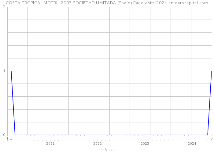 COSTA TROPICAL MOTRIL 2007 SOCIEDAD LIMITADA (Spain) Page visits 2024 
