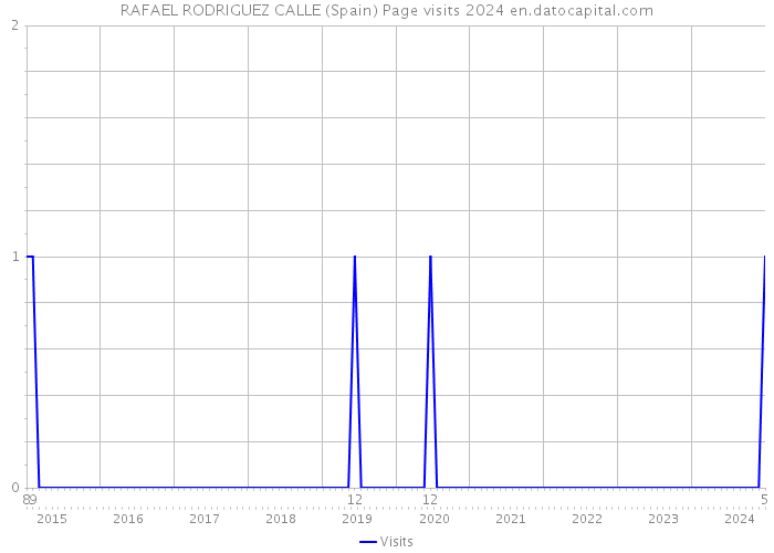 RAFAEL RODRIGUEZ CALLE (Spain) Page visits 2024 
