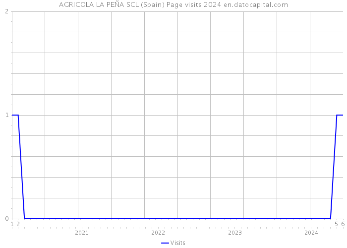 AGRICOLA LA PEÑA SCL (Spain) Page visits 2024 