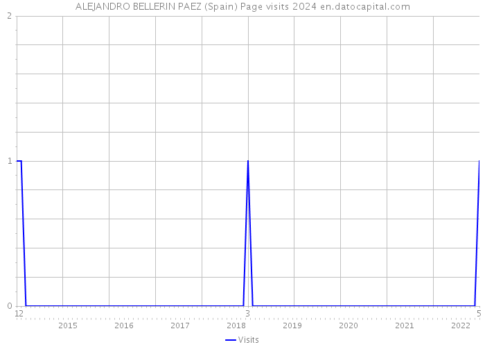 ALEJANDRO BELLERIN PAEZ (Spain) Page visits 2024 