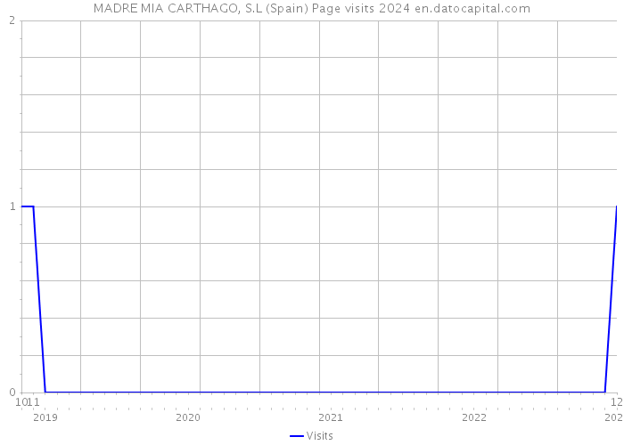 MADRE MIA CARTHAGO, S.L (Spain) Page visits 2024 