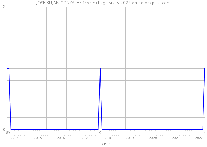 JOSE BUJAN GONZALEZ (Spain) Page visits 2024 