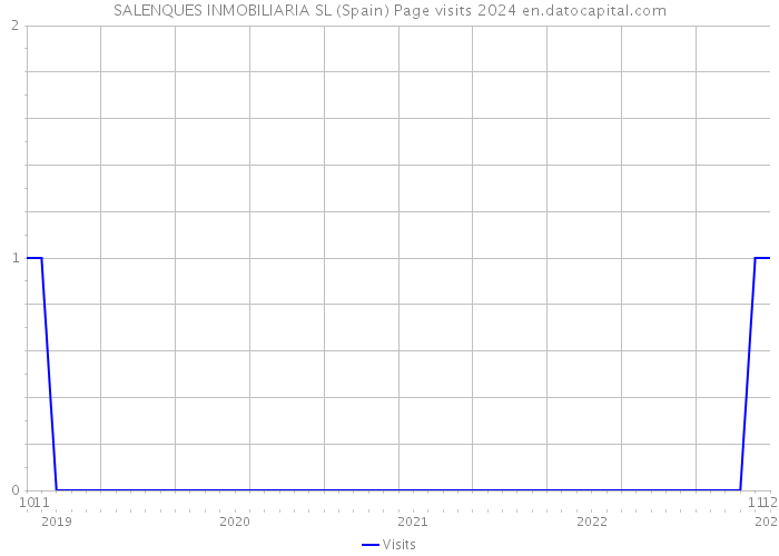 SALENQUES INMOBILIARIA SL (Spain) Page visits 2024 