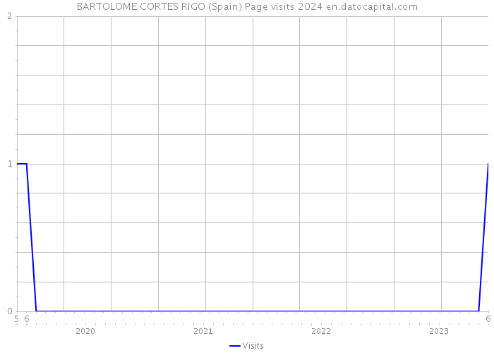 BARTOLOME CORTES RIGO (Spain) Page visits 2024 