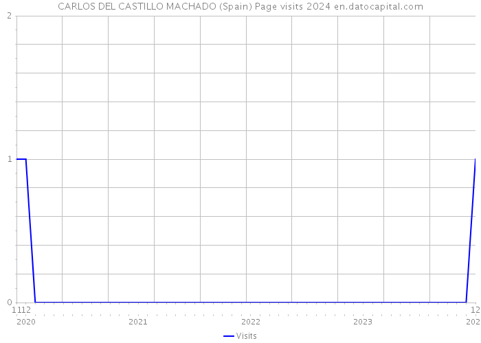 CARLOS DEL CASTILLO MACHADO (Spain) Page visits 2024 