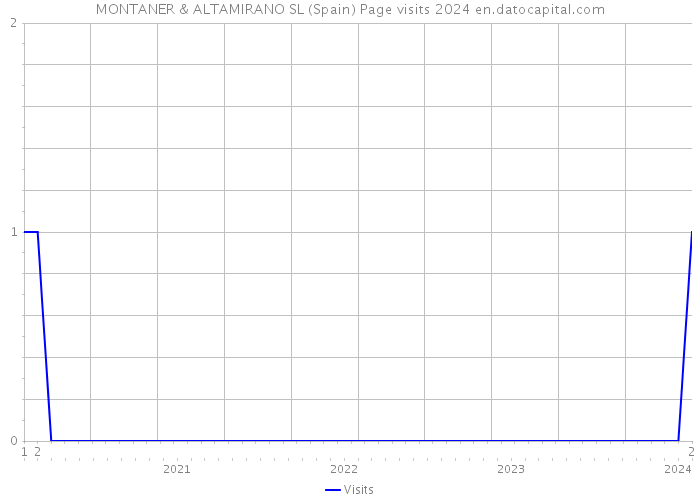 MONTANER & ALTAMIRANO SL (Spain) Page visits 2024 