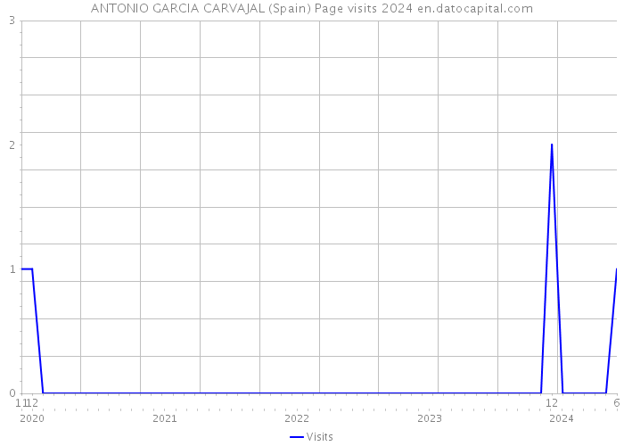 ANTONIO GARCIA CARVAJAL (Spain) Page visits 2024 