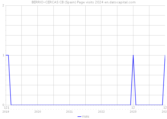 BERRIO-CERCAS CB (Spain) Page visits 2024 