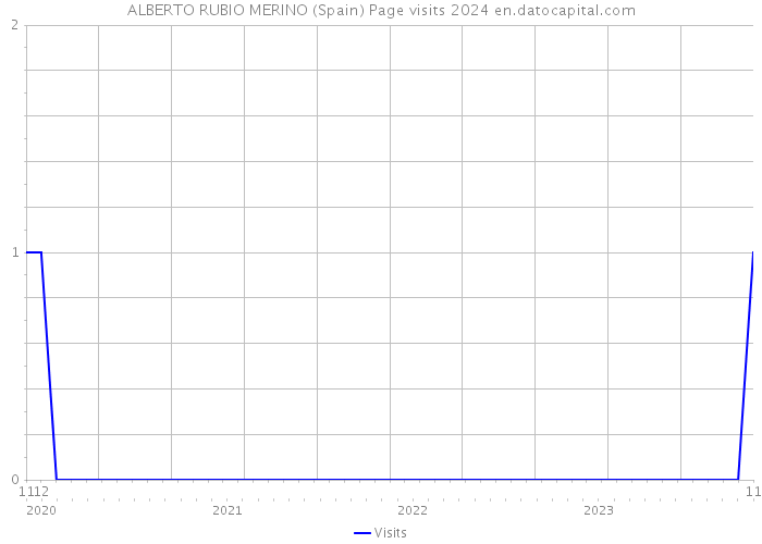 ALBERTO RUBIO MERINO (Spain) Page visits 2024 