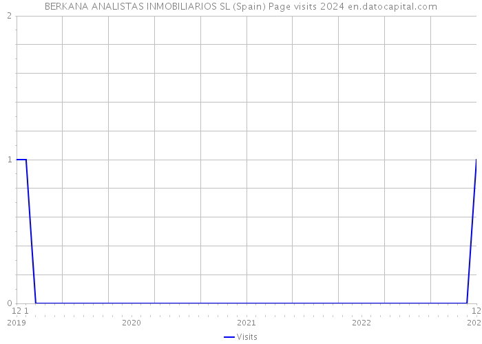 BERKANA ANALISTAS INMOBILIARIOS SL (Spain) Page visits 2024 